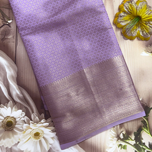 Lavender Dream Weaver Saree